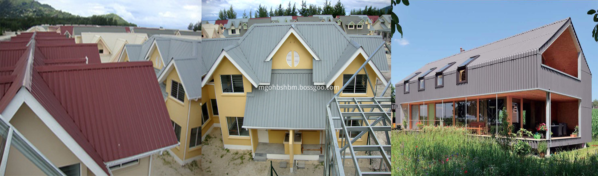 Sound&heat Insulation Impact Resistant MgO Roof Sheets