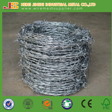 Galvanized Twisted Fence Wire, Barbed Tape, Barbed Wire Fence