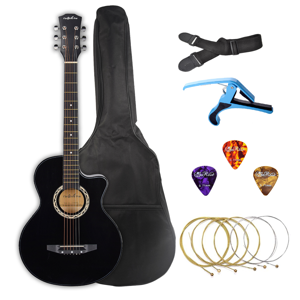 The Olive Tree 38 inch Beginner Acoustic Guitar (4) The Olive Tree 38 inch Beginner Acoustic Guitar (4)