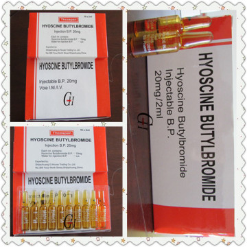 Antiespasmódico Scopolamine Butylbromide Injection