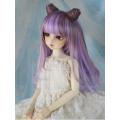 Perruque BJD Fille Violet Rose Cheveux [374-375] pour SD/MSD/YSD