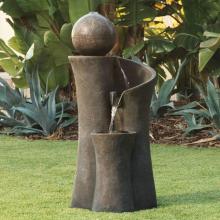 Modern Sphere Curve Zen Outdoor Water Fonte