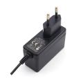 Energy saving wall mount 12v 12W dc adapter