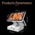 Video brochure POS computer with LCD display