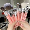 Low MOQ Free Sample Pink Makeup Brush Set