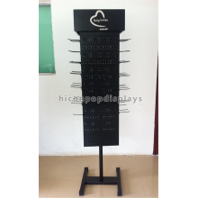 Criativo Heavy Duty Autoportante Grande Rotativo Pegboard Expositor Expositor Andar Spinner Expositores