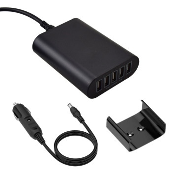 Chargeur de voiture rapide USB 5 ports 45W 9A (12V / 24V)