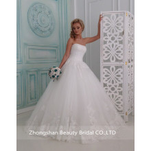 Popular Rich Applique Lace Sweetheart Wedding Dress