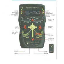 Fuente de alimentación del tatuaje del control remoto del dispositivo Edison