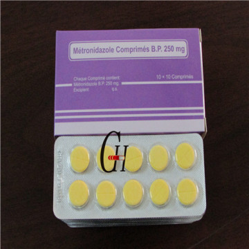 Comprimés de métronidazole 250mg