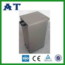 Stainless steel square waste bin