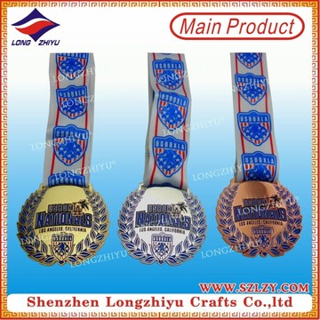 Prix ​​promotionnel Médaille de plaqué or en promotion avec votre propre design