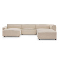 Durable And Stable High Density Sponge Corner Sofas