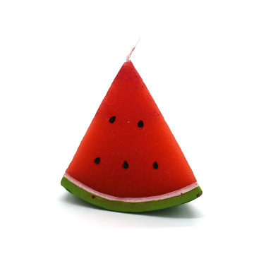 Christmas decorative watermelon shape art candle