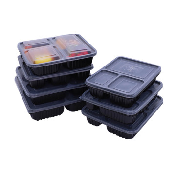 Compartment take away disposable bento plastic lunch box