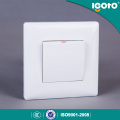 Europe Style Ce Certificate Wall Switch 1 Gang Switch