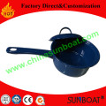 Carbon Steel Outdoor Use Enamel Oval Roaster+Bucket+Pan+Pot Cookware Set