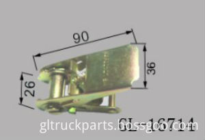 Flatbed Trailer Ratchet Buckles Yellow Zinc Plated