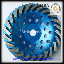 High Performance Diamond Cup Wheel for Concrete Floor Spiral Segment