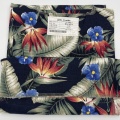 Impression florale 55% de lin 45% de textile viscose