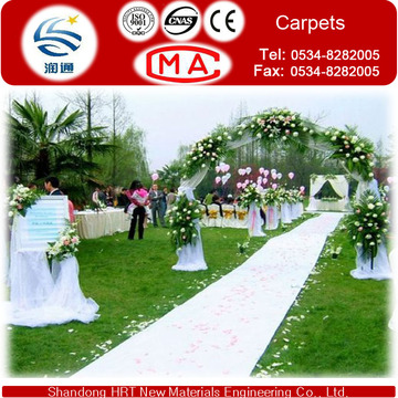 Tapis jetable pour mariage et exposition, anti-corrosion anticorrosion