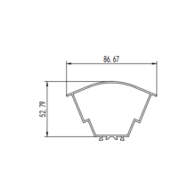 Electrical appliance aluminum corner extrusion die