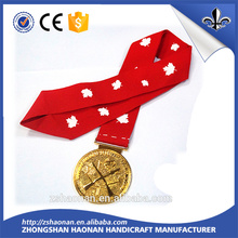 Ruban de médaille militaire de haute qualité Design Logo personnalisé