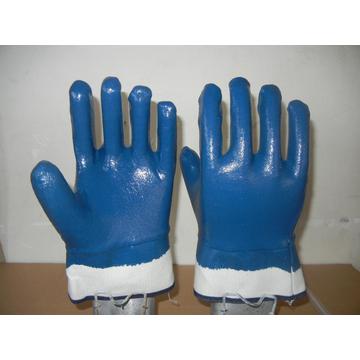 Bule Nitril beschichtete Handschuhe