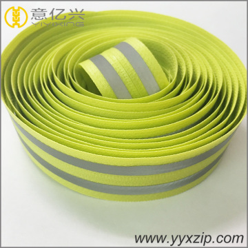 Home textile waterproof reflective nylon zipper