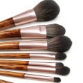 8PC Wooden Makeup Brush Set