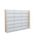 Customized Supermarket Steel Wooden Display Shelves