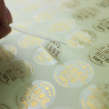 Transparent Gold Foil Stickers