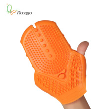 Tres colores opcionales de los guantes del Massager para el cuerpo que adelgaza