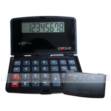 Calculateur de poche 8 chiffres avec couverture avant (LC586A)