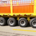 80Tons Side Wall Fence Cargo Trailer