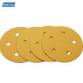 Aluminum Oxide Gold Abrasive Sanding Paper Discs