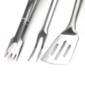 3pcs stainless steel BBQ grill utensils tool