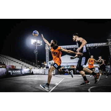 FIBA 3 × 3 Court de intertravamento certificado Tile para basquete enlio 02