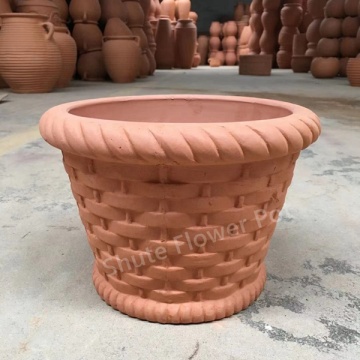 Cute Plain Terracotta Indoor Plant Pots
