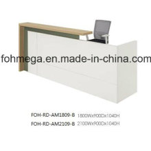 Top MFC White Reception Desk Front Desk for Office (FOH-RD-AM1809)