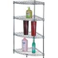 Fashionable Adjustable Metal Wire Bathroom Corner Rack