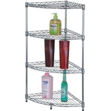 Fashionable Adjustable Metal Wire Bathroom Corner Rack