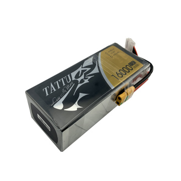 6S 16000mAh 15C Tattu Batería de polímero de litio