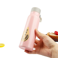 330ml Pink Sport Water Glass Bottle