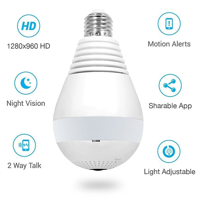 Lamp Bulb Ip Camera