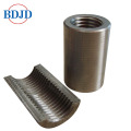 Splicing Construction Steel Rebar Coupler Parallel Thread Rebar Coupler