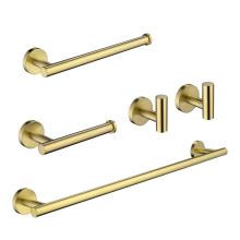 5 Pieces Bathroom Hardware Accessories Towel Bar Set