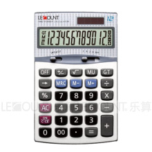 Calculateur de bureau Dual Power de 12 chiffres avec fonctions Gt et Mu (CA1196)