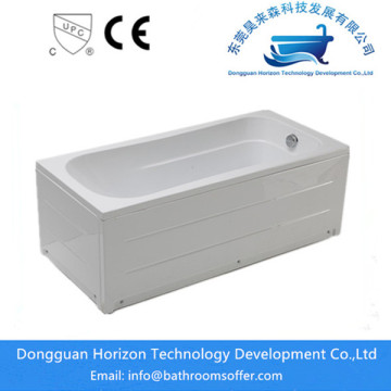 Acrylic Soaking Skirt pedestal hydraulic tub