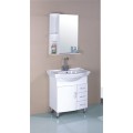 70cm Vanité de cabinet de salle de bain en PVC blanc (B-516)